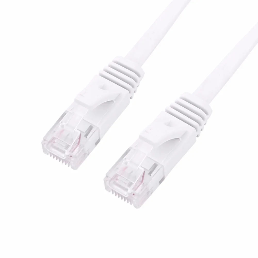 CAT6 CAT6a kabel sieciowy LAN płaski kabel sieciowy RJ45 szybki STP Gigabit z pozłacanym przewodem do przełącznika/routera/modemu