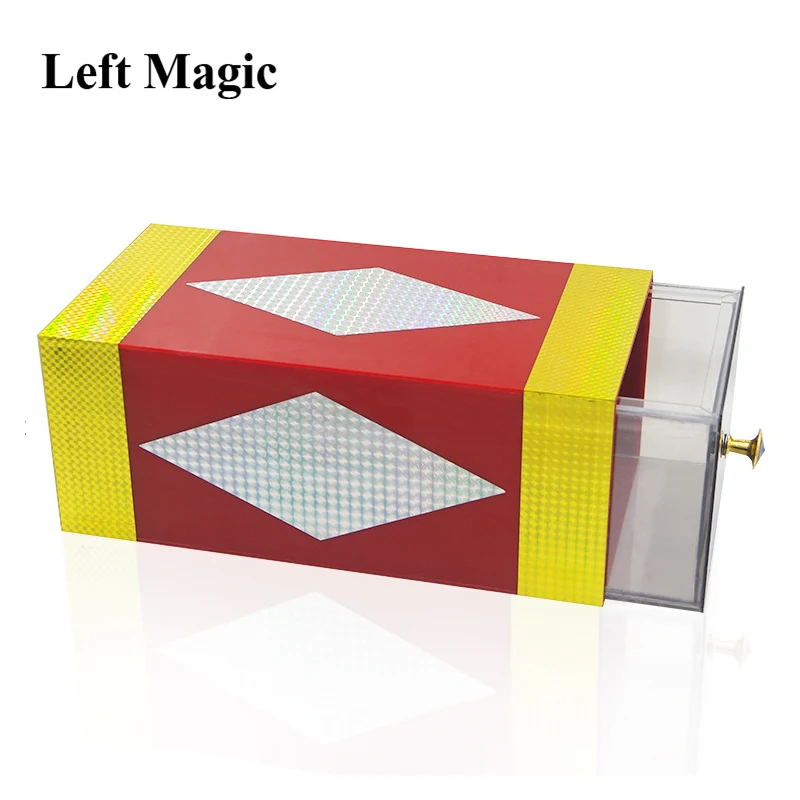 Drawer Box (Acrylic) Transparent Magic Tricks Production Items Box Appearing Magia Magician Stage Illusions Gimmick Props