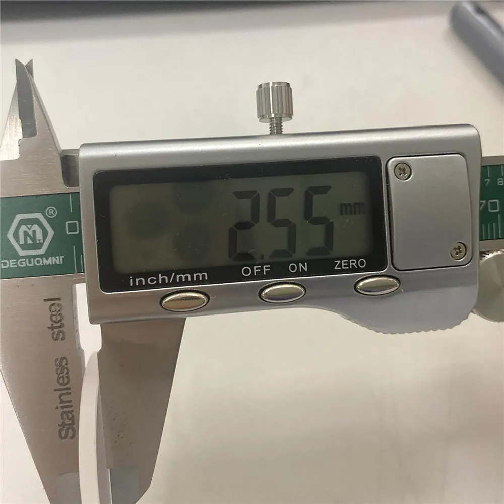 Dày 2.5mm Đồng Hồ Gương Phẳng Phóng Đại Sapphire Crystal 30.5mm Đường Kính Kính Cường Lực Đồng Hồ Chi Tiết Sửa Chữa