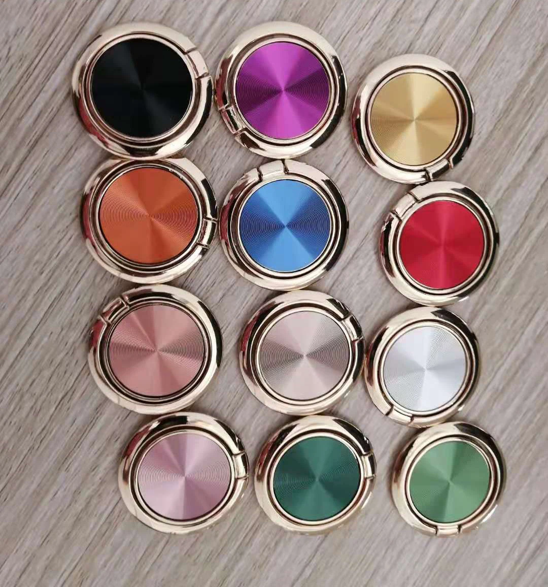 Zinc Alloy Phone Bracket, Finger Ring Holder, 360 Degrees Rotatable, CD Texture, Promotional Price, High Quality image 3