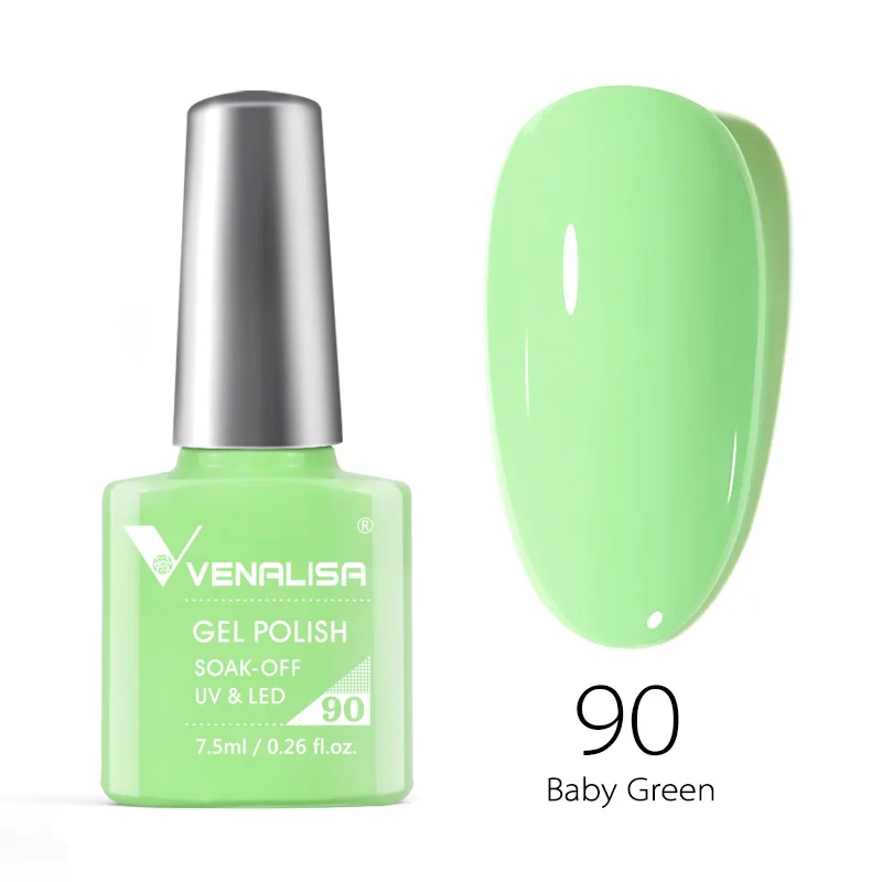 Venalisa reflecterende nagelgellak Sparkle Shining Glitter semi-permanente nagelmanicure losweken UV LED-kleurengellak