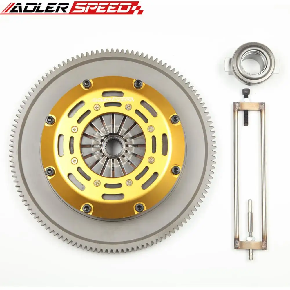 ADLERSPEED Racing Twin Disc Clutch Kit For Subaru WRX STi / Legacy GT Spec B EJ257 2.5L  6-speed