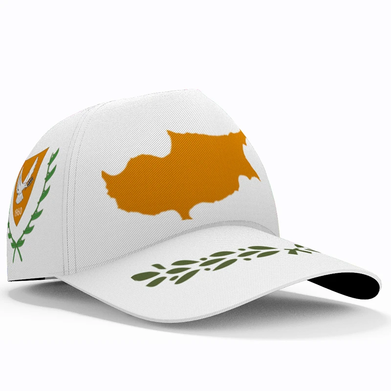 Cyprus Baseball Cap Free Custom Made Name Number Team Logo Cy Hat Cyp Country Greek Travel Cypriot Republic Nation Flag Headgear