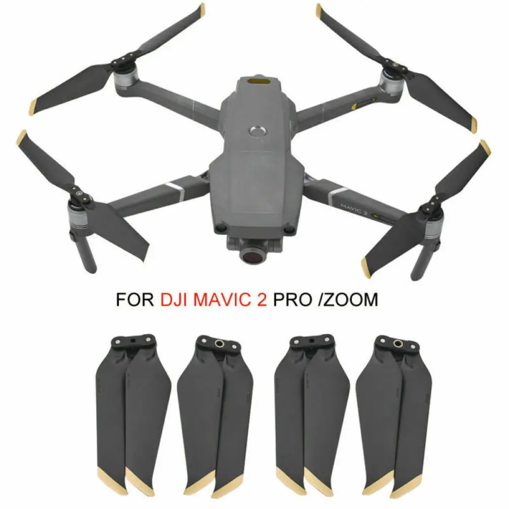 1 Pair 8743F Low-Noise Propellers Replacement For DJI Mavic 2 Pro / DJI Mavic 2 Zoom Drone Accessories Quick Release Blade Props