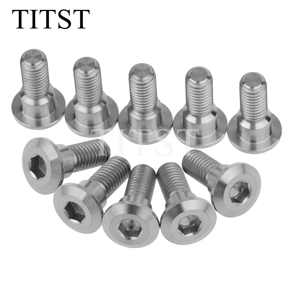 TITST   M8x20  Inner Hexagon Screw for Disc Brake Rotor Titanium Bolts Motorcycle  ( One Lot = 2pcs )