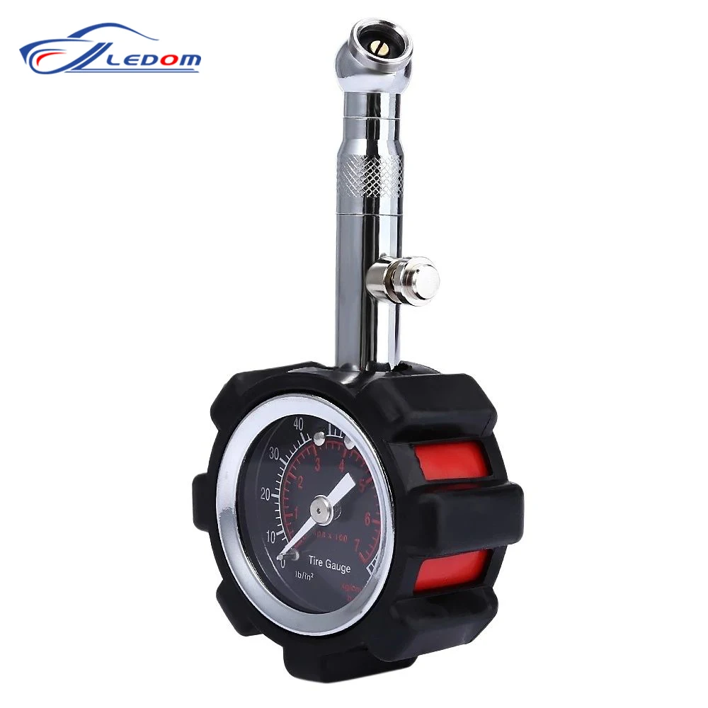 High Accuracy Tire Pressure Gauge Black 100 Psi for Accurate Car Air Pressure Tyre Gauge for Car Truck and Motorcycle