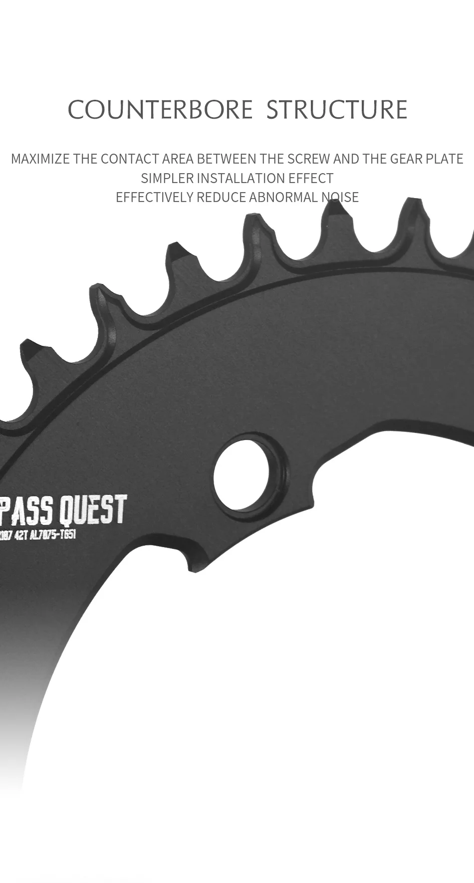107mm BCD Chainring for Sram RIVAL CRANK 42T 44T 46T 48T 50T 52T Bike Chain 107bcd Road Bike Chainrings