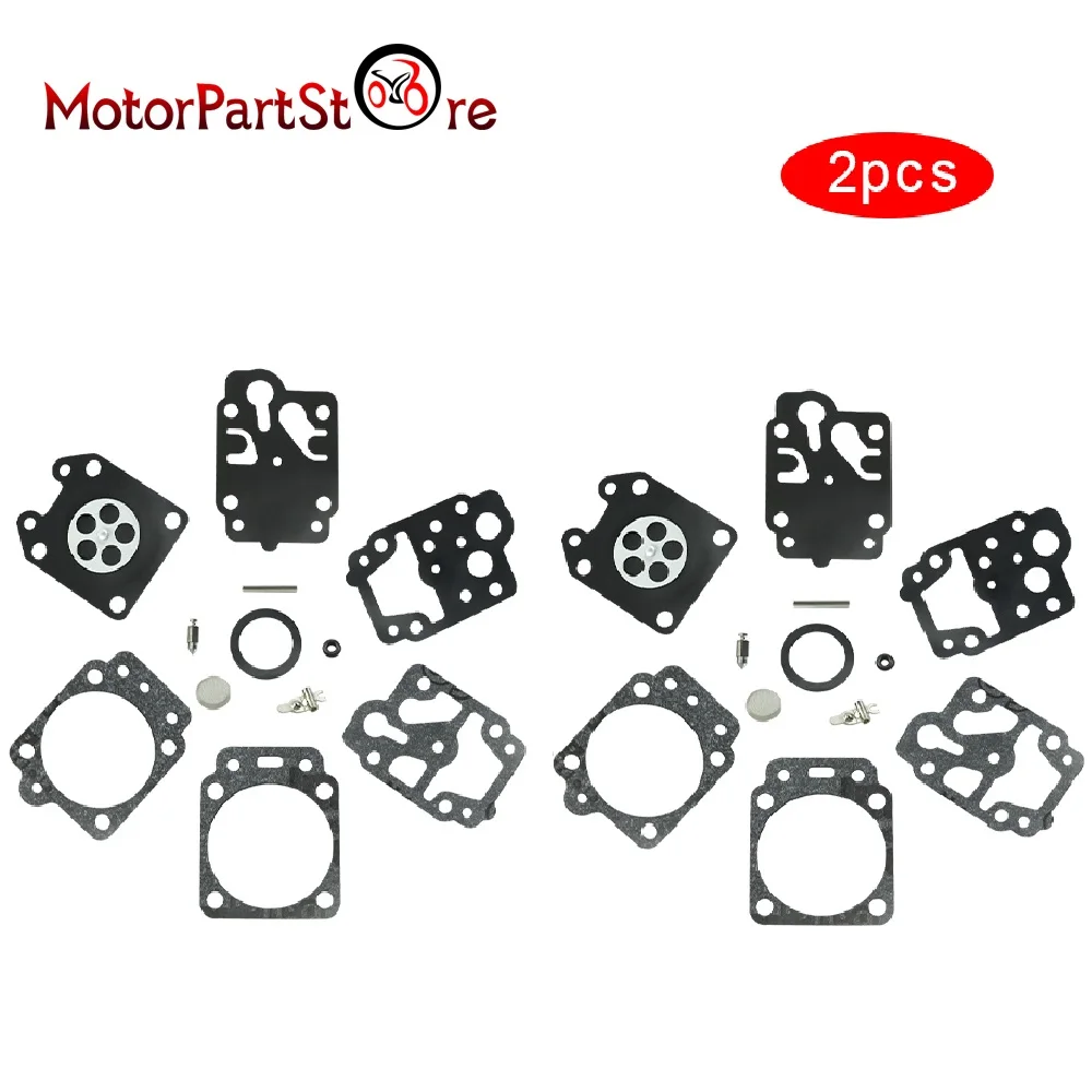 2 zestawy zestaw naprawczy gaźnika dla Walbro K20-WYJ Husqvarna 142R Mitsubishi VS 250 220 TL20 Kawasaki TH34 Honda GX25 GX35 Echo SRM