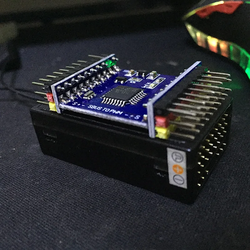 DIY SBUS do PWM/PPM dekoder 16 kanałowy konwerter sygnału odbiornik dla Futaba Frsky X8R RXSR odbiornik RC