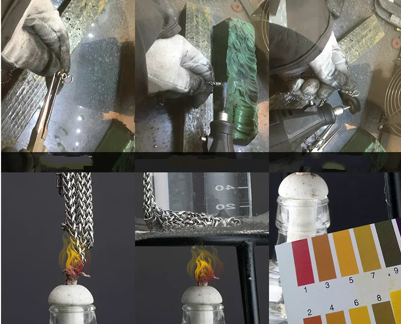 S925 Metal Making 3mm,4mm,5mm Dragon Keel Chain as Men Gift and with Wood Box