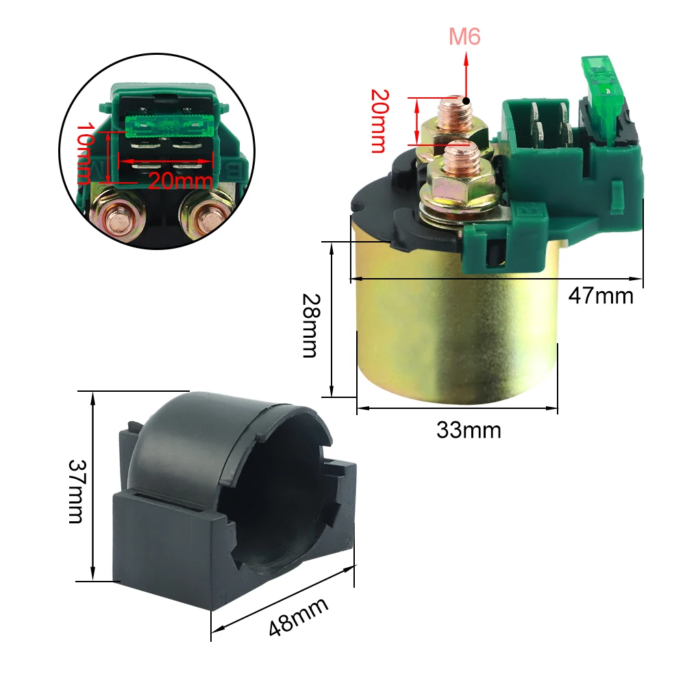 Starter Solenoid Relay For Honda GL1100 CRF230 VT 500c VT800 VT 500 600 750 800 Shadow 1985 1986 ATV Motorcycle Electrical Parts