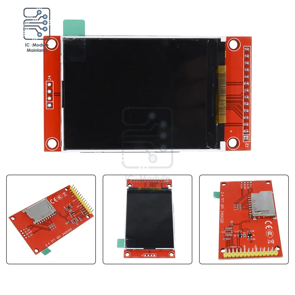 

2.4inch SPI TFT LCD Touch Panel 240x320 Serial Port Color Screen TFT Module Drive ILI9341 3.3V 2.4 Inch LCD Display for Arduino