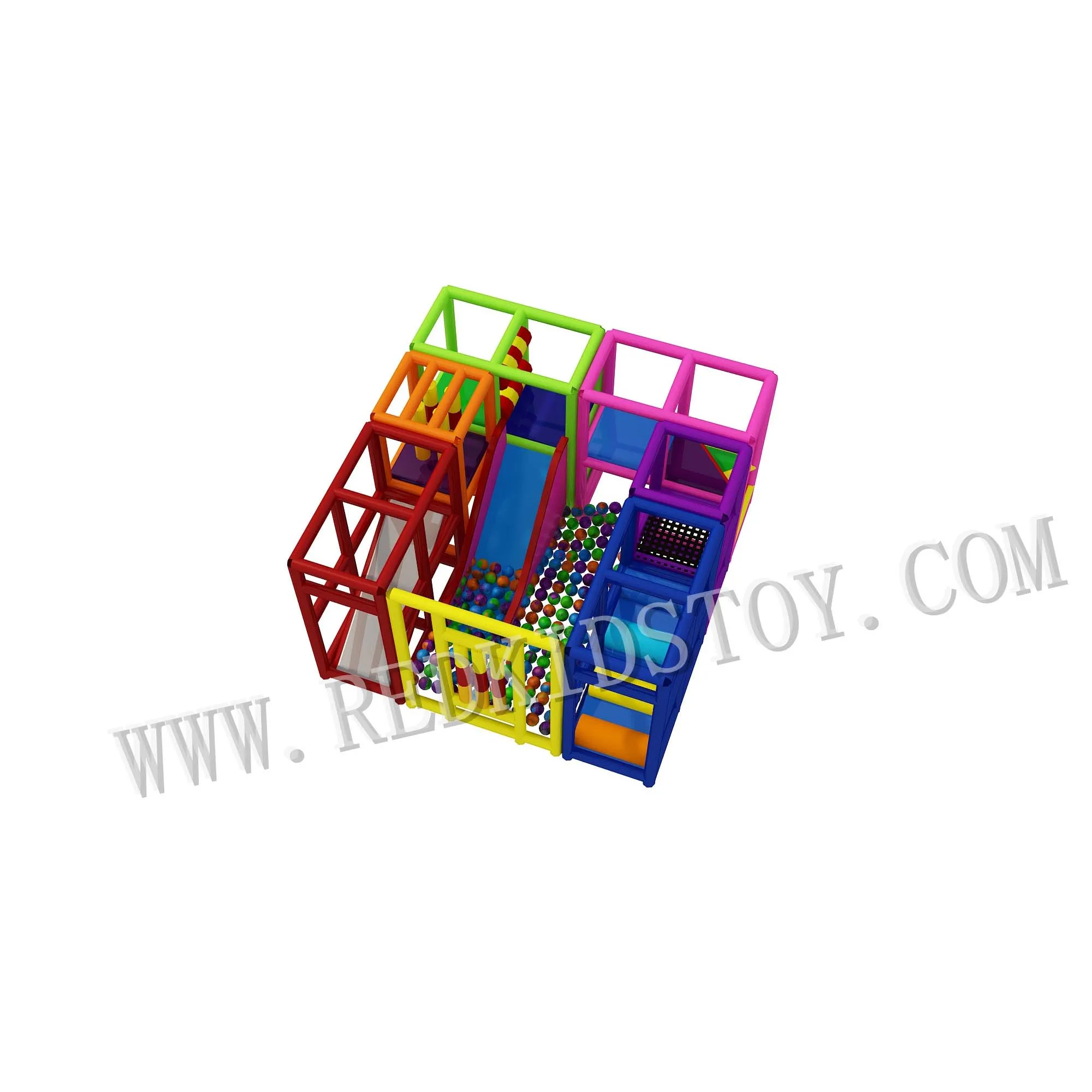 China Wholesale Daycare Soft Indoor Playground With Ball Pool HZ-20200516