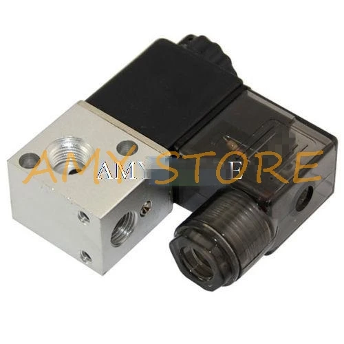 

Air 3V1-08 1/4 "BSP 3V1-06 1/8" DC12V/24V AC24V/36V/110V/220V/380V 3-ходовой 2-позиционный пневматический электрический электромагнитный клапан управления 3V1-M5