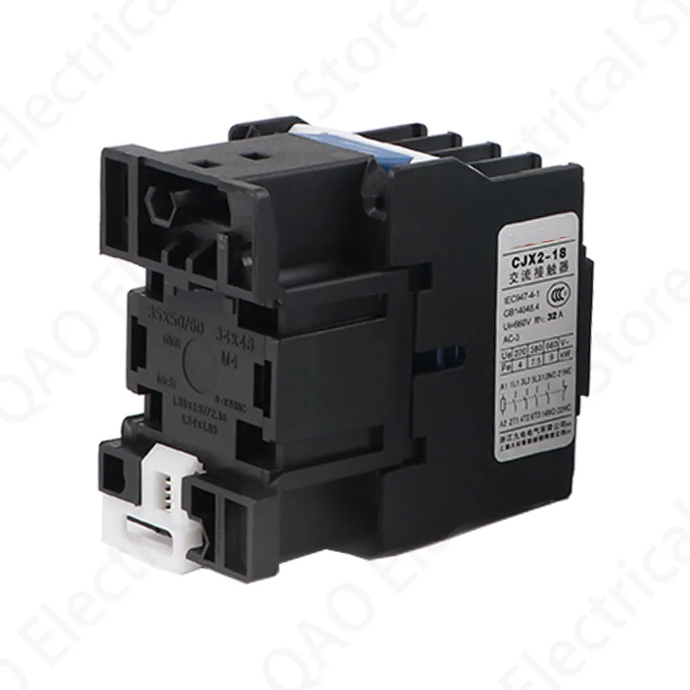 AC 220V contactor CJX2-1801 24VAC 1 phase 380VAC 3 phase