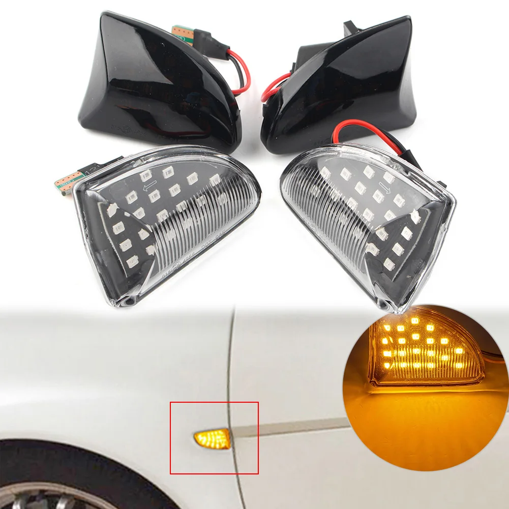 

1pair Car LED Sequential Dynamic Side Marker Lamp Turn Signal Light For Mercedes Benz Smart Fortwo Cabrio Coupe W451 2007-2014