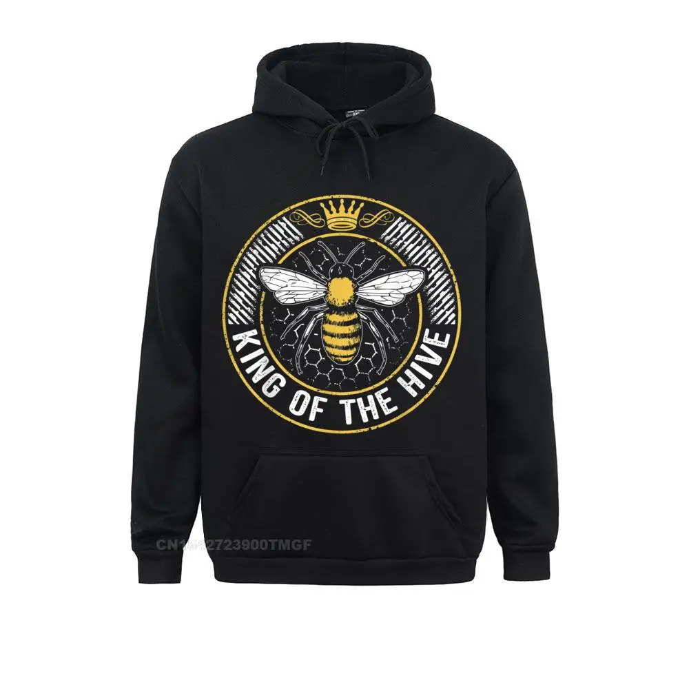 King Of The Hive Beekeeper Bee Lover Honey Oversized Hoodie Hoodies New Fashion Sweatshirts Printed Men's Sportswears