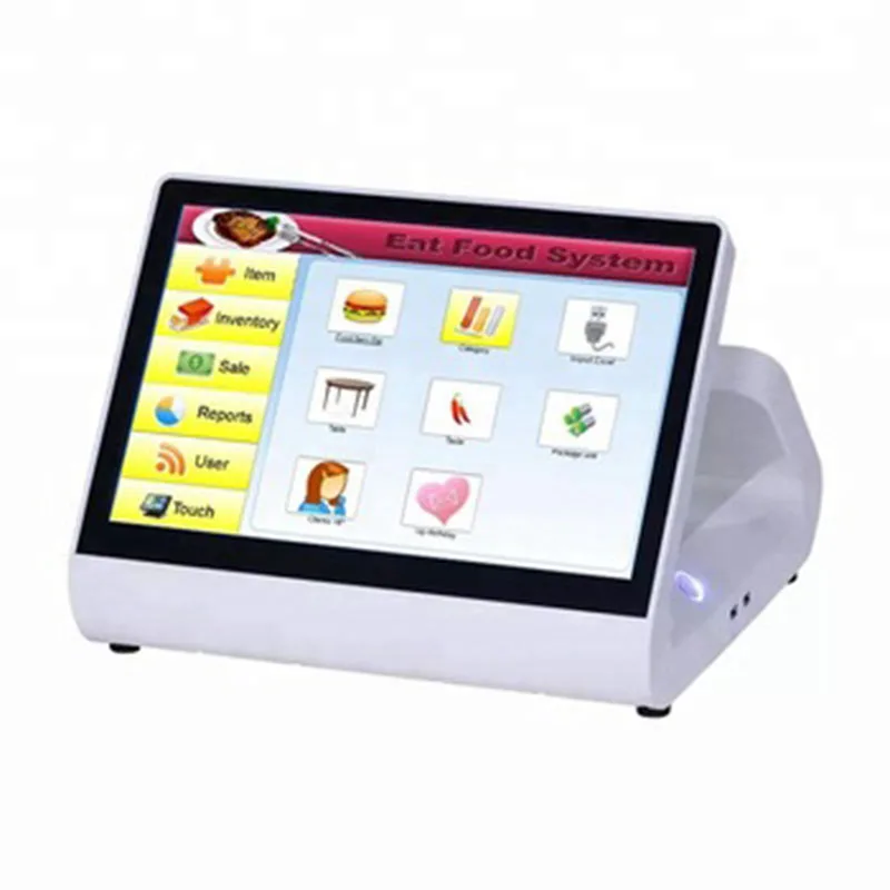 

Hot sales POS system for supermarket fanless 12'' touch screen POS machine and terminal Point of Sales VFD