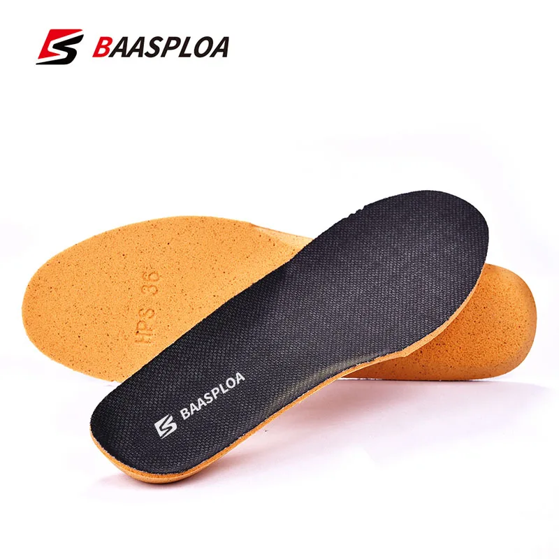 

Baasploa Brand New Graphene Deodorant Sneaker Insoles Lightweight Breathable Insert Suction Perspiration Insole Casual