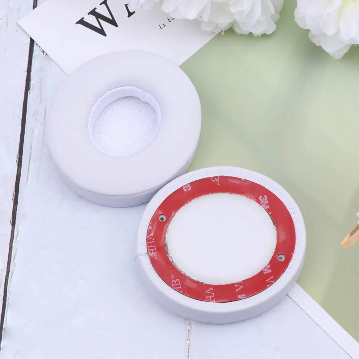 Beats Solo 2 y 3-almohadillas de repuesto para auriculares, almohadillas de espuma de memoria, fundas para auriculares inalámbricos, almohadillas de esponja para los oídos Cus