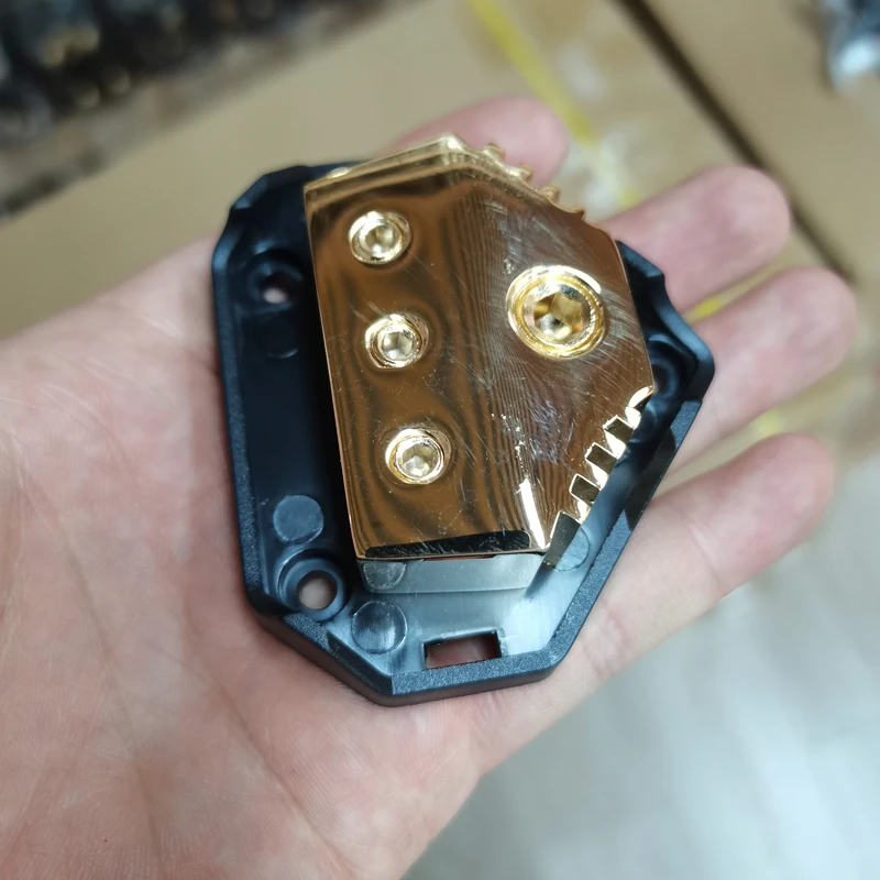 Car Audio Pure Copper One Out Two One Out Three One Out Four Ground Wire Negative Distributor Box Terminal Distributing Block