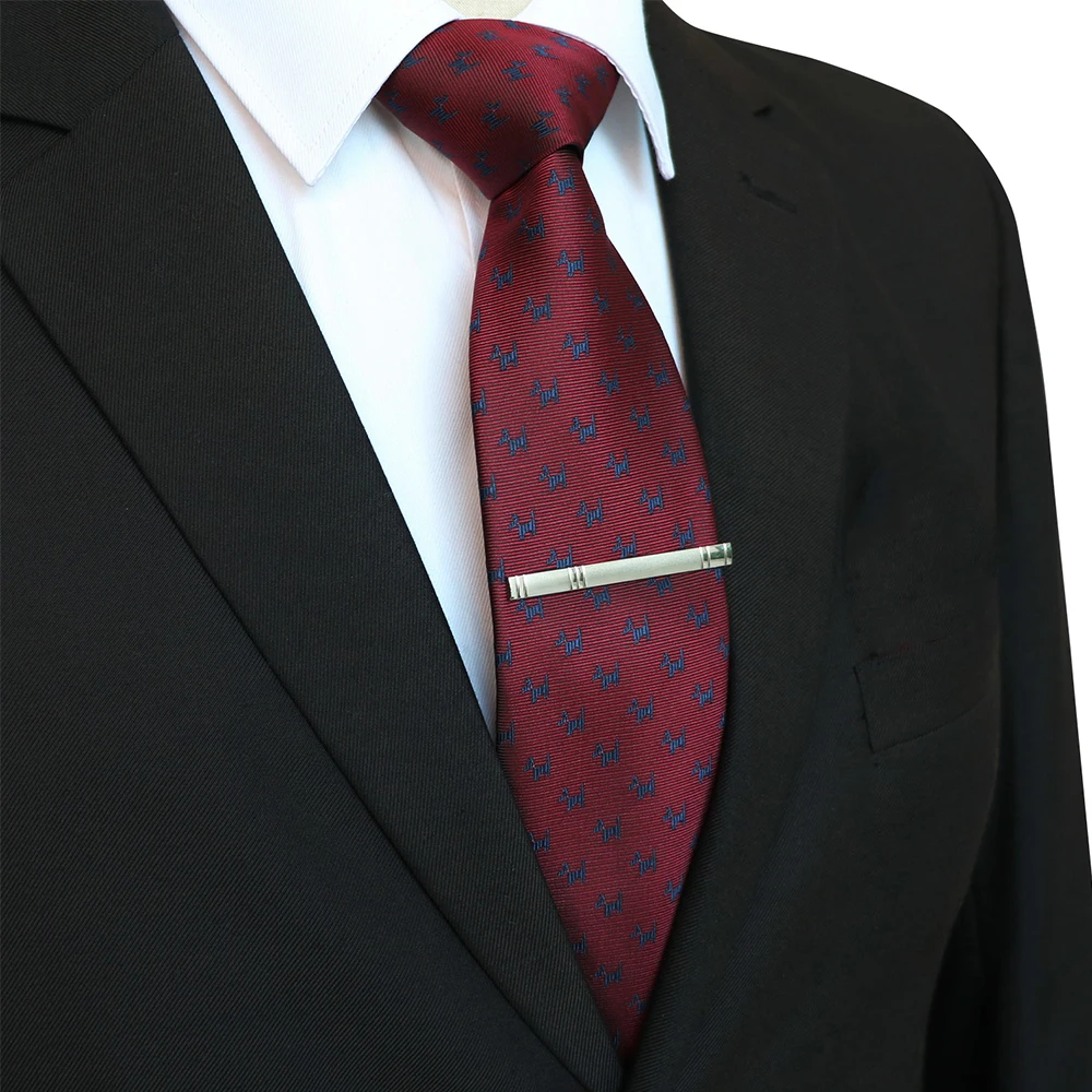JEMYGINS Krawatte mit Tiermotiv für Herren, Seide, gewebte Krawatte, 8 cm, Cartoon-Dinosaurier, Fuchs, Jacquard, modisch, für Party, Hochzeit, Gravata, Geschenk – Detail 10
