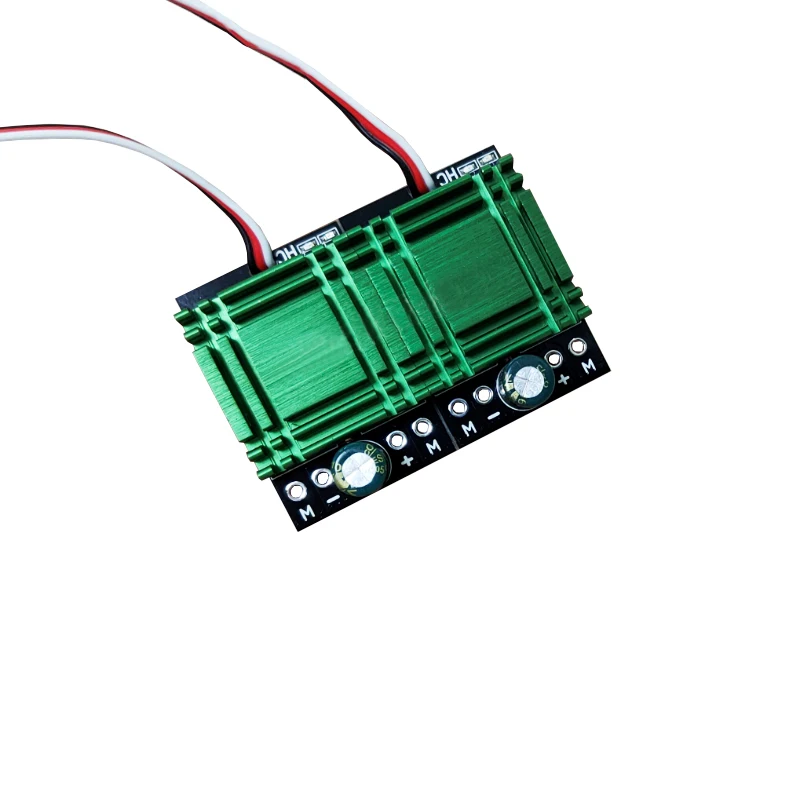 RC Bidirectional Walking Motor Drive ESC For HUINA 1580 1592 1593 1594 1/14 RC Excavator Conversion Hydraulic Model Parts