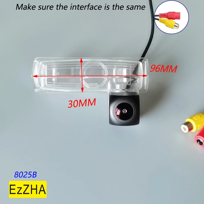 

EzZHA CCD HD Color Fisheye Camera For Toyota Camry ( 2007 - 2012 ) Car Rear View Camry Camera Night Reverse Backup