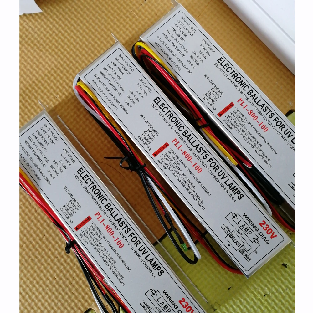 

PL1-800-100W 230V Germicidal Lamp Electronic Ballasts UV Ballast for UV Lamps TUV36T5HO TUV55WHO TUV75WHO TUV95WHOPL-L