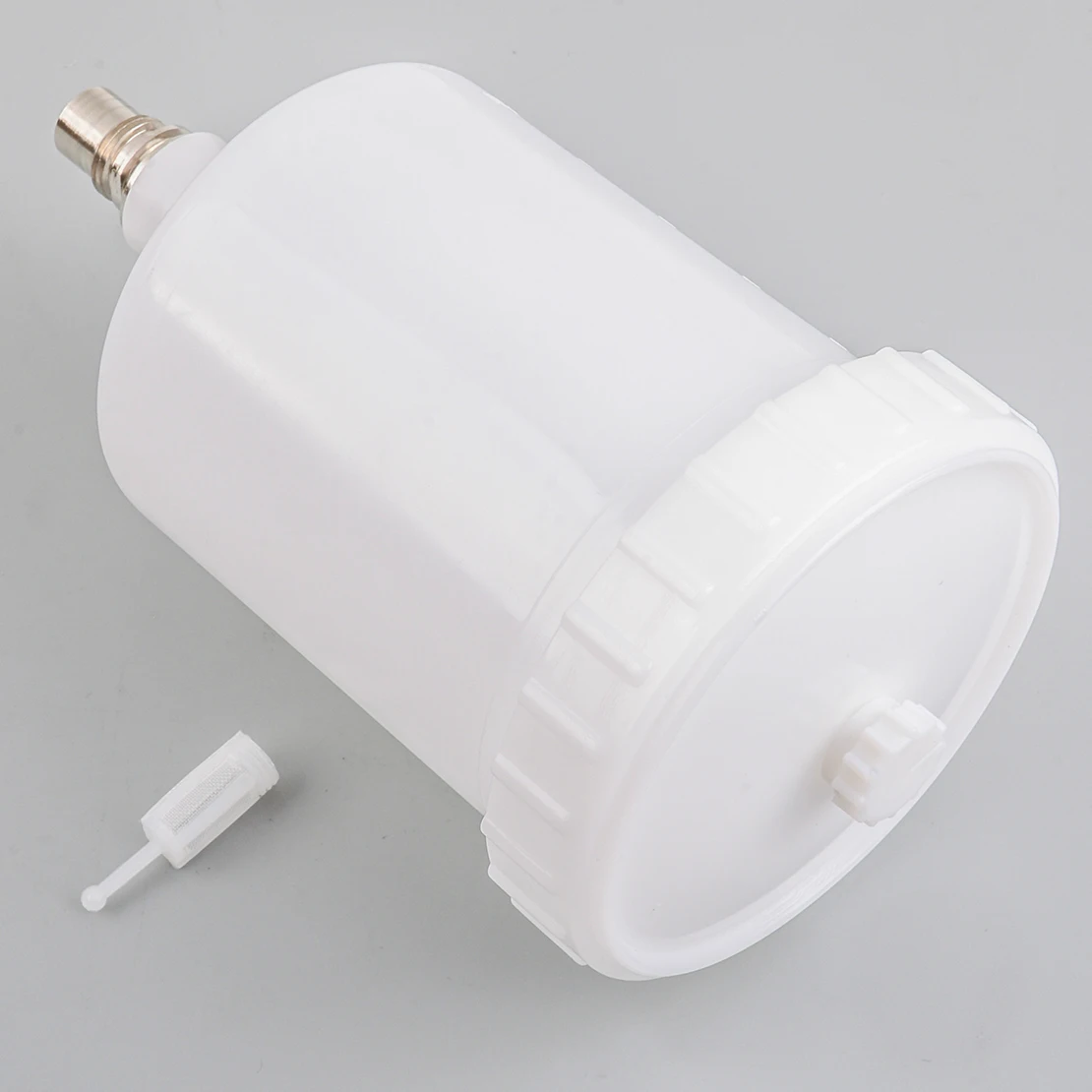 

600ml White Plastic Paint Cup Pot Can Fit for Sata Sprayer Jet Connector Tool Accessories