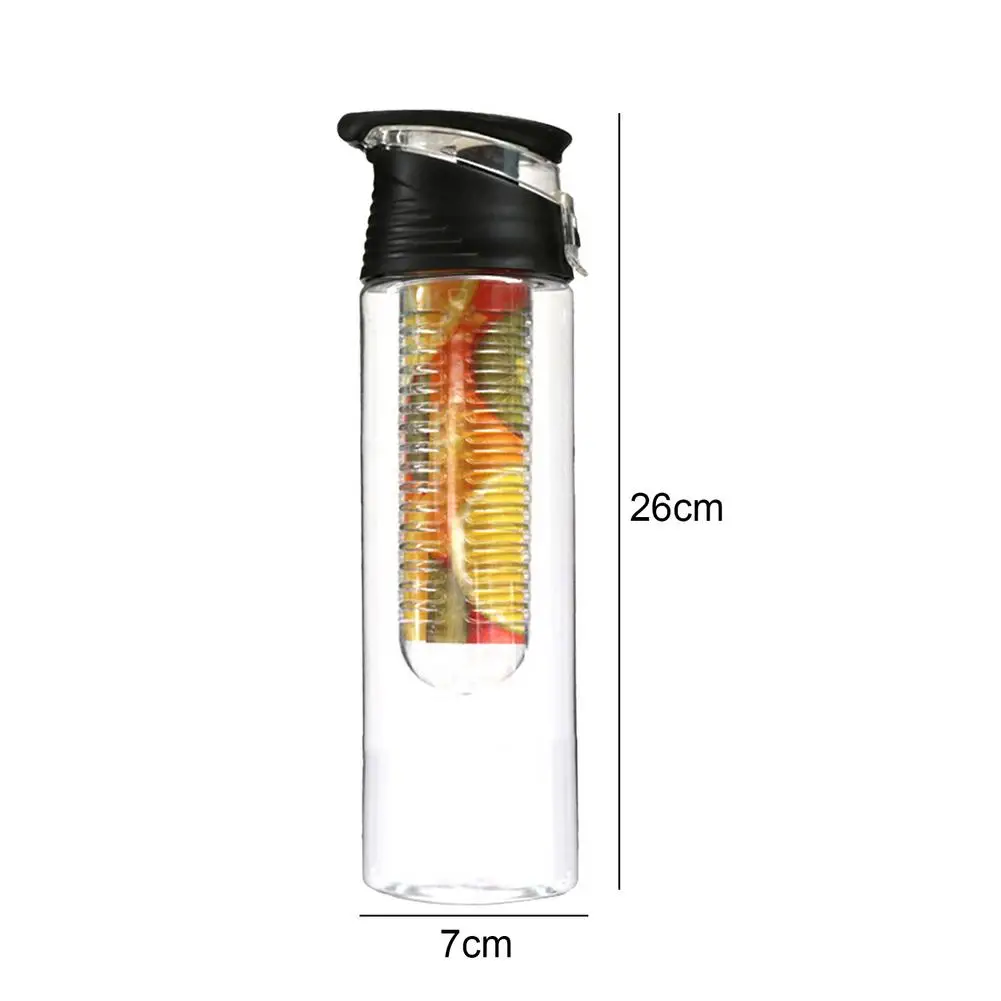 28oz Infuser Sport Water Bottle Fruit Filter Cup Fruit Infuser Water Bottle With Flip-Top Handle Healthy Hydration Reusable images - 6