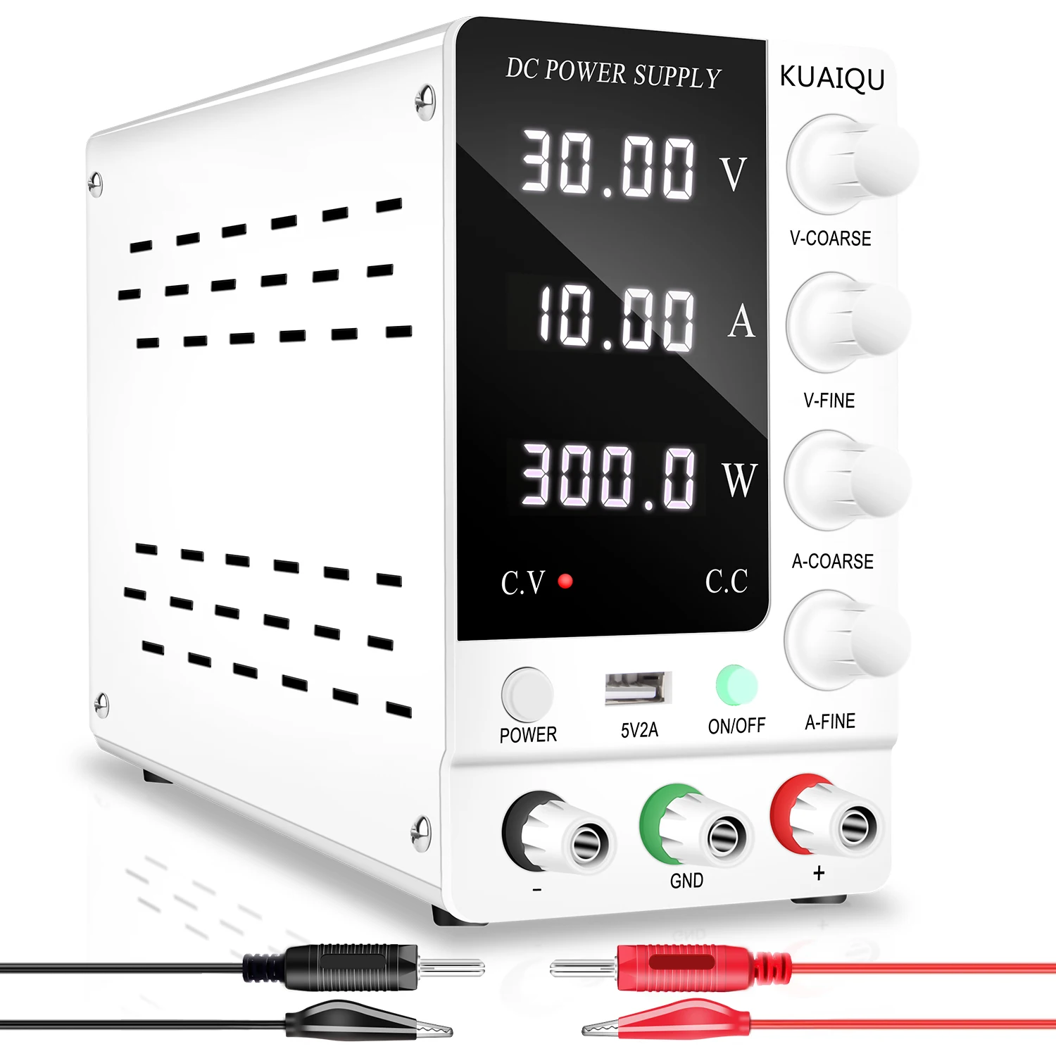 Imagem -03 - Kuaiqu Sps-c3010 30v 10a 300w Fonte de Alimentação Regulada dc de Comutação de Laboratório Variável com Interface Usb