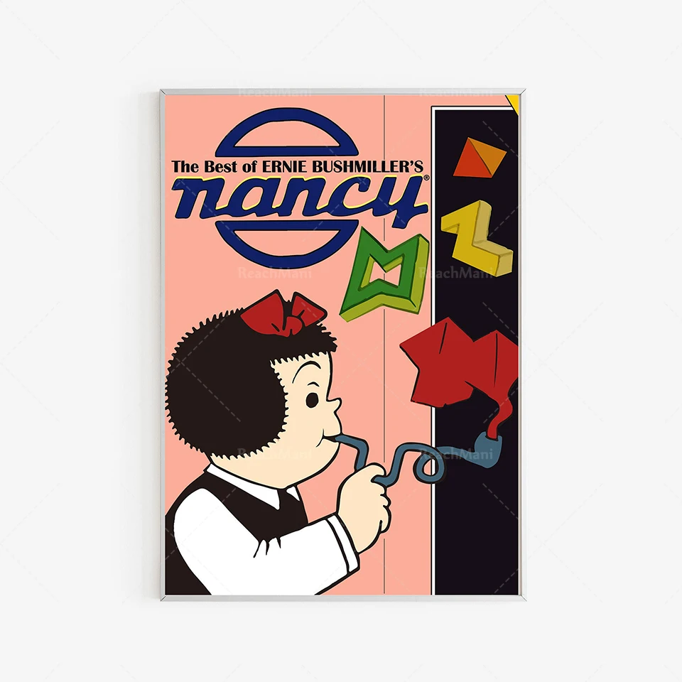 إرني بوشميلر نانسي-ملصق كوميدي-ملصق الشريط الهزلي الأمريكي-الفن المعاصر-نانسي