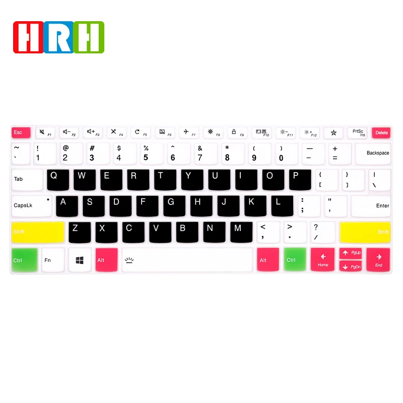 HRH English language Keyboard Covers Keypad Skin Protector Protective Film For Lenovo Xiaoxin 13 Pro 2019Xiaoxin PRO 13S 2019