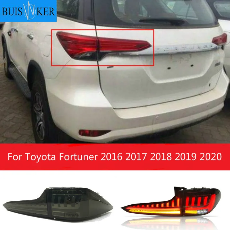 

1 Set Tail Lights for dynamic Signal Tail Lamp LED TailLight DRL Accessories Toyota Fortuner 2016 2017 2018 2019 2020