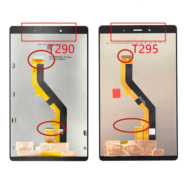 

8.0"LCD Touch For Samsung Galaxy Tab A 8.0 2019 SM-T295 SM-T290 T295 T290 LCD Display +Touch Screen Digitizer Assembly