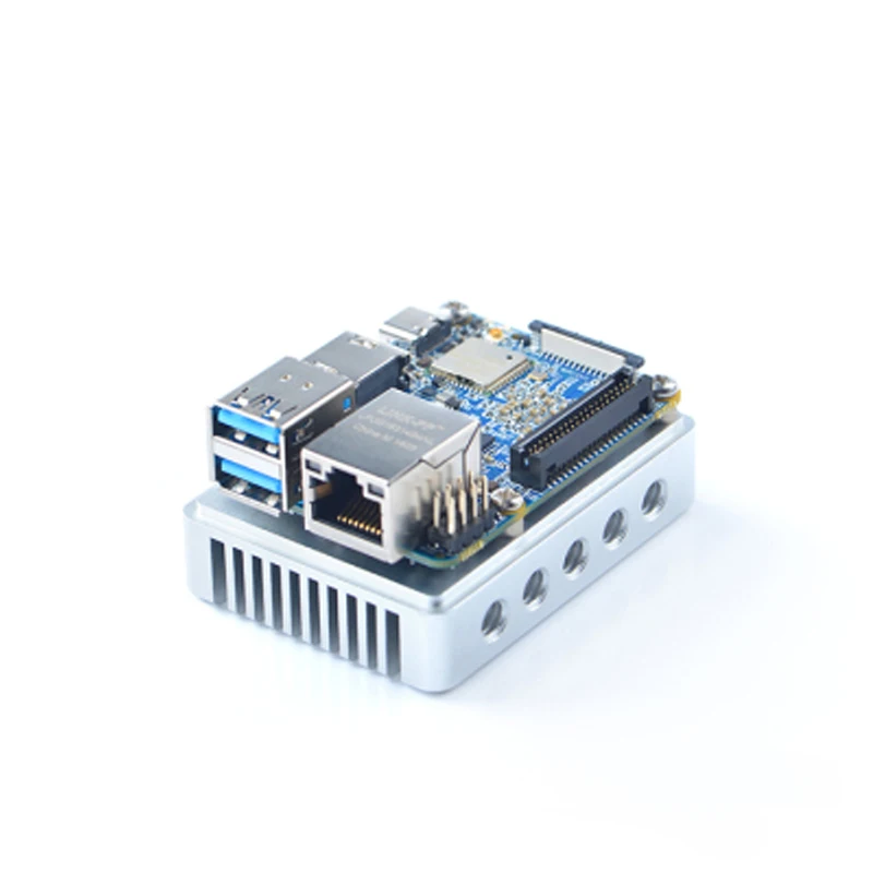 Nanopi Neo4 Met Heatsink 1Gb Ddr3 Rockchip Rk3399 Een Ingebouwde Wi-Fi/Btmodule Ondersteunt Android Ubuntu Desktop/Core/Lubuntu