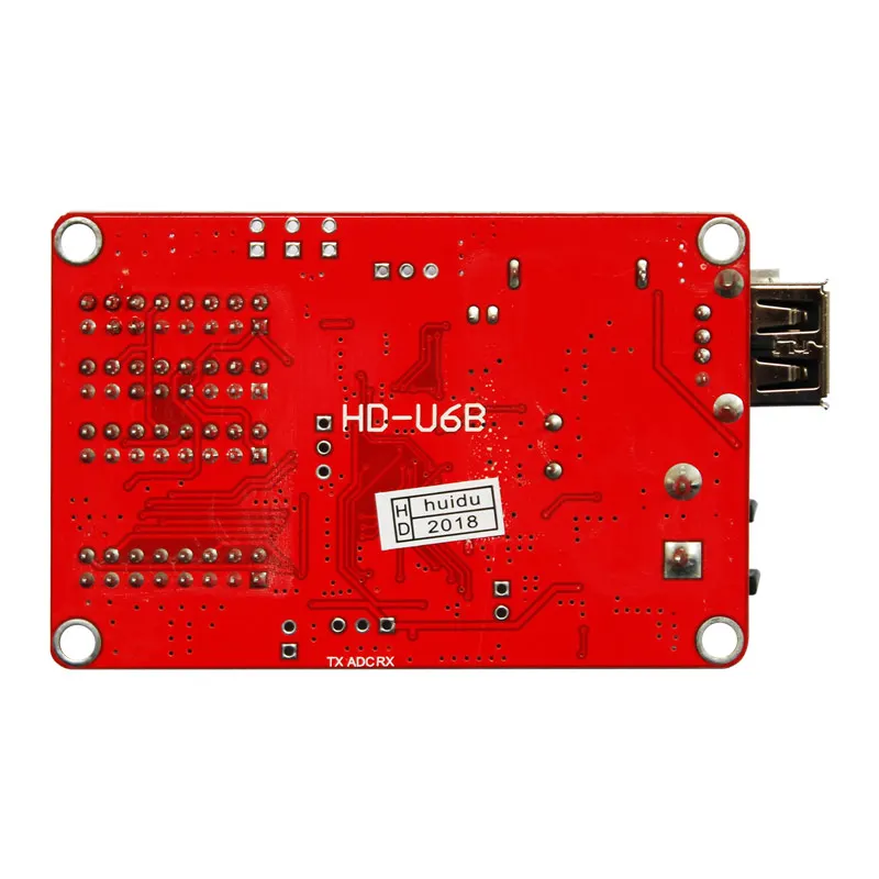 Huidu HD-U6BN temperature sensor 1024*48 single & dual color usb led control card huidu U6BN for P10 led module