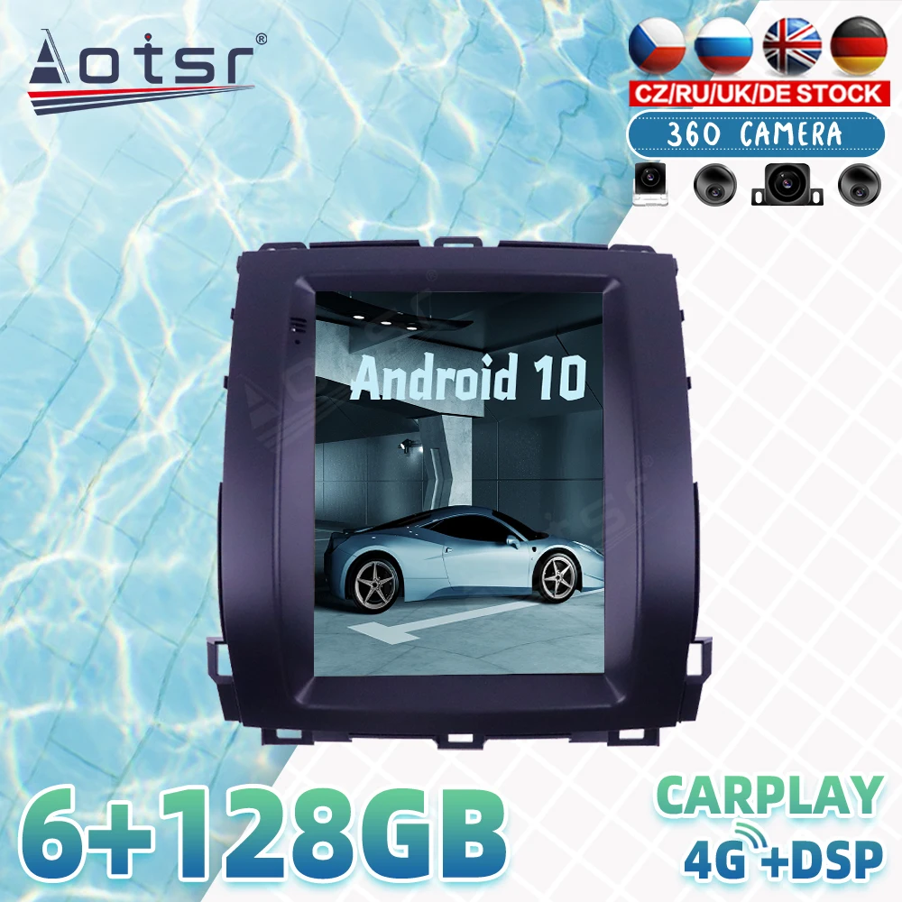 

For Toyota Prado120 For Lexus GX470 2002+ Android Car Radio Player GPS Navigation 360 Camera Auto Stereo Multimedia DSP Carplay