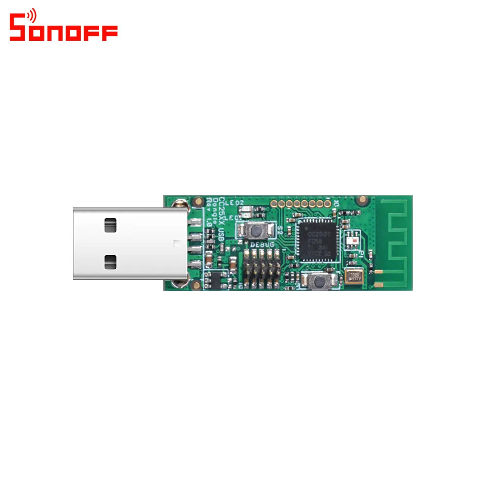 Zigbee cc2531 USBドングルモジュールベアボードパケットプロトコルアナライザーUSBインターフェースドングルはbasiczbr3 s31 lite zbをサポート