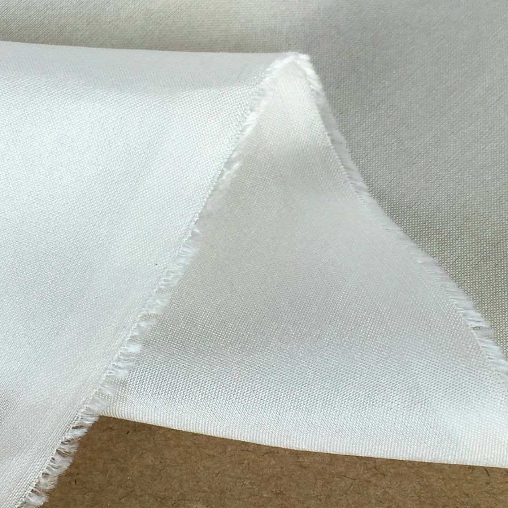 Nature White 100% Silk Habutai Fabric For Lining Pongee Habotai Use Scarf 5-19momme