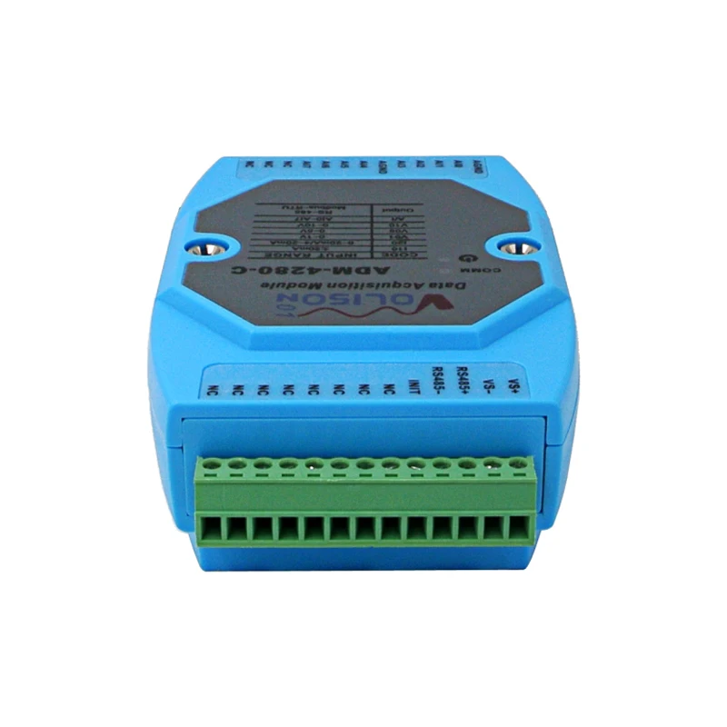 ADM-4280-C 8-قناة التناظرية وحدة اكتساب 0-20mA 0-10V 4-20ma إلى 485 الحالي الجهد Modbus rtu