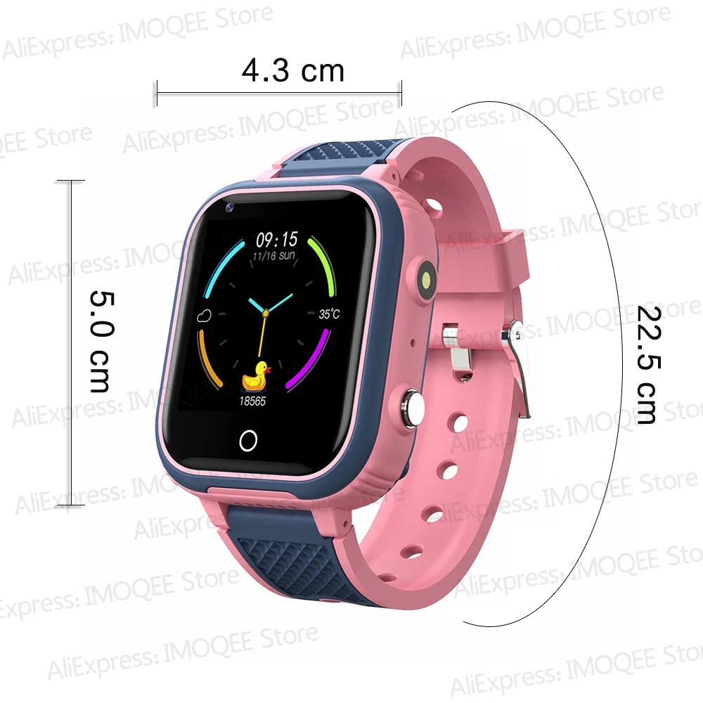 Reloj inteligente LT21 para niños, dispositivo con GPS, 4G, Wifi, resistente al agua, videollamada, Monitor de devolución de llamadas, nuevo