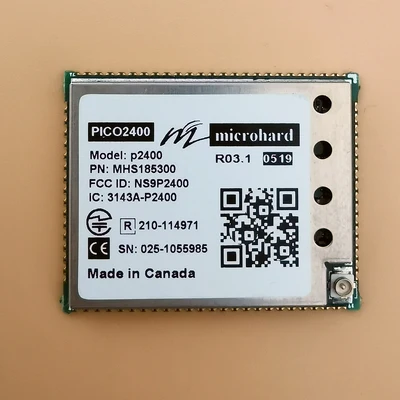 Microhard P2400 Data Transmission Module 2.4g Band High Power 1W Up to 50km MHS185300