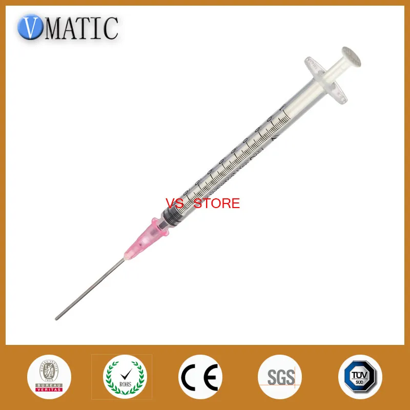 Free Shipping Non Sterilized 10 Sets 1cc/ml Industrial Syringes + 18G X 1-1/2'' Blunt Tip Fill Needle Dispensing Syringe Needle