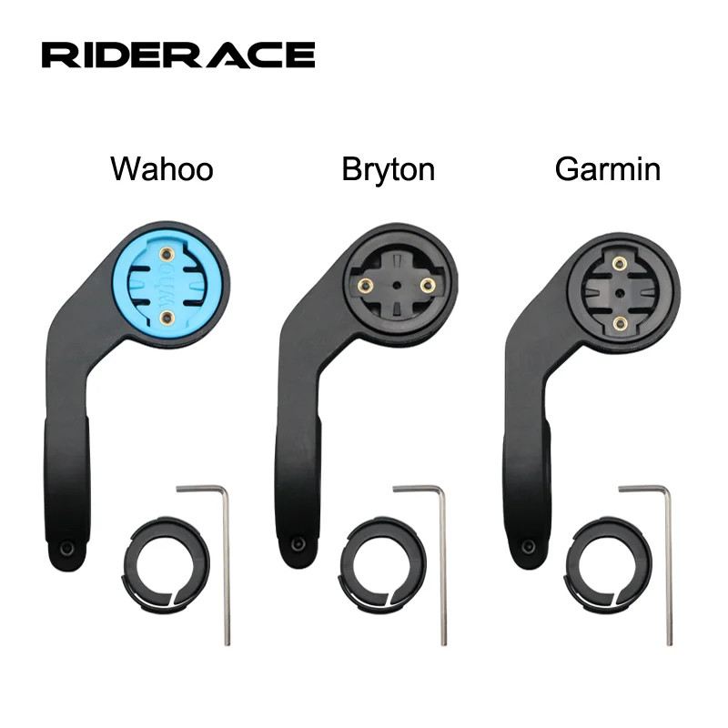 RIDERACE Bicycle Computer Mount Holder Plastic Mountain Bike Handlebar Odometer Stopwatch Rack Garmin bryton wahoo Cycling Parts