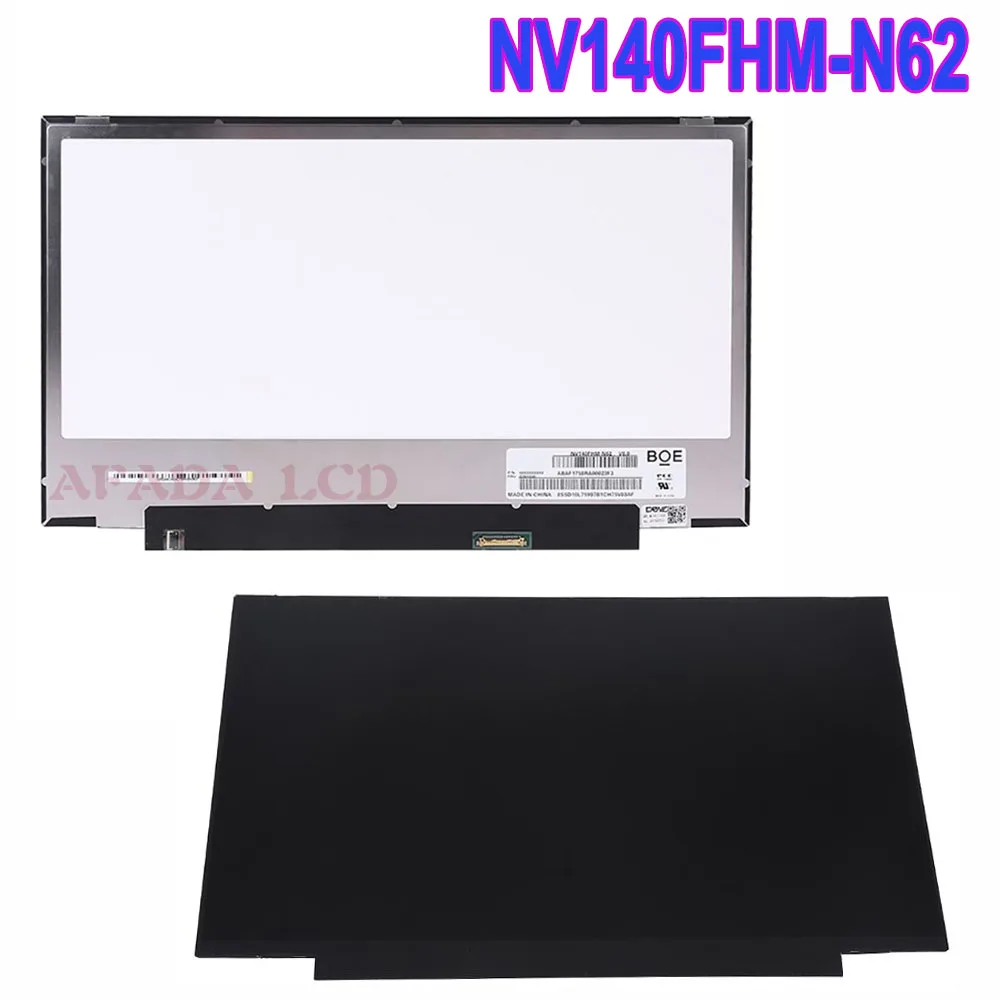 

14.0'' LCD LED Screen NV140FHM-N62 N61 N3B N47 N4C LP140WF7 SPC1 N140HCA-EBA NV140FHM-N4B 1920*1080 30 PIN NEW IPS 5.0