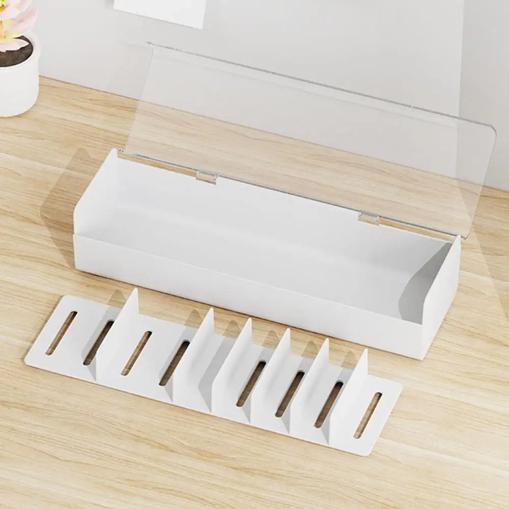 透明なプラスチック製の収納ボックス,コンテナ,データライン,デスク,文房具,化粧品,キー,ジュエリーボックス,オフィス