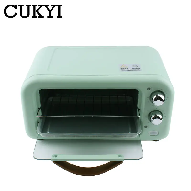 CUKYI Mini Multifunctional Bake Oven 12L Household cookies Cake Chicken Pizza Crepe Baking Machine Household Electric ovens