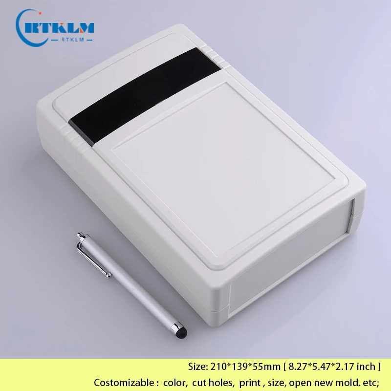 Wall mounting plastic box electrical custom electronics plastic enclosure Power supply project box abs junction box 210*139*55mm